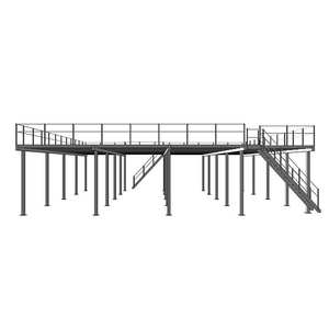 Depo Depolama Q235 Çelik Platform Mezzanine Raf Sistemi Toz Boyalı Korozyon Korumalı Tak-Çalıştır Kurulum - Product Image 4