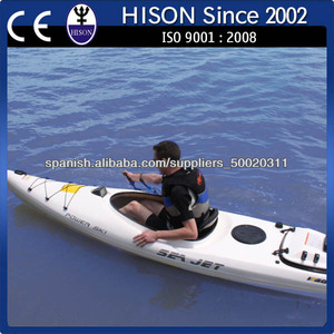 hison 152cc 4 tiempos de fibra de vidrio de chorro en canoa Kayak inflable 20hp - Product Image 1
