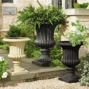 Botou hengsheng cast iron decorative flower planters and urns