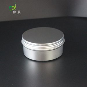 Cosméticos personalizados, bálsamo labial mate poco profundo, sombra de ojos de metal vacío redondo negro, color dorado, envases de lata de aluminio - Product Image 4