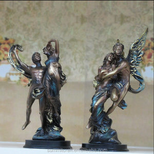 piastra angelo statue in resina scultura uomo e donna - Product Image 2