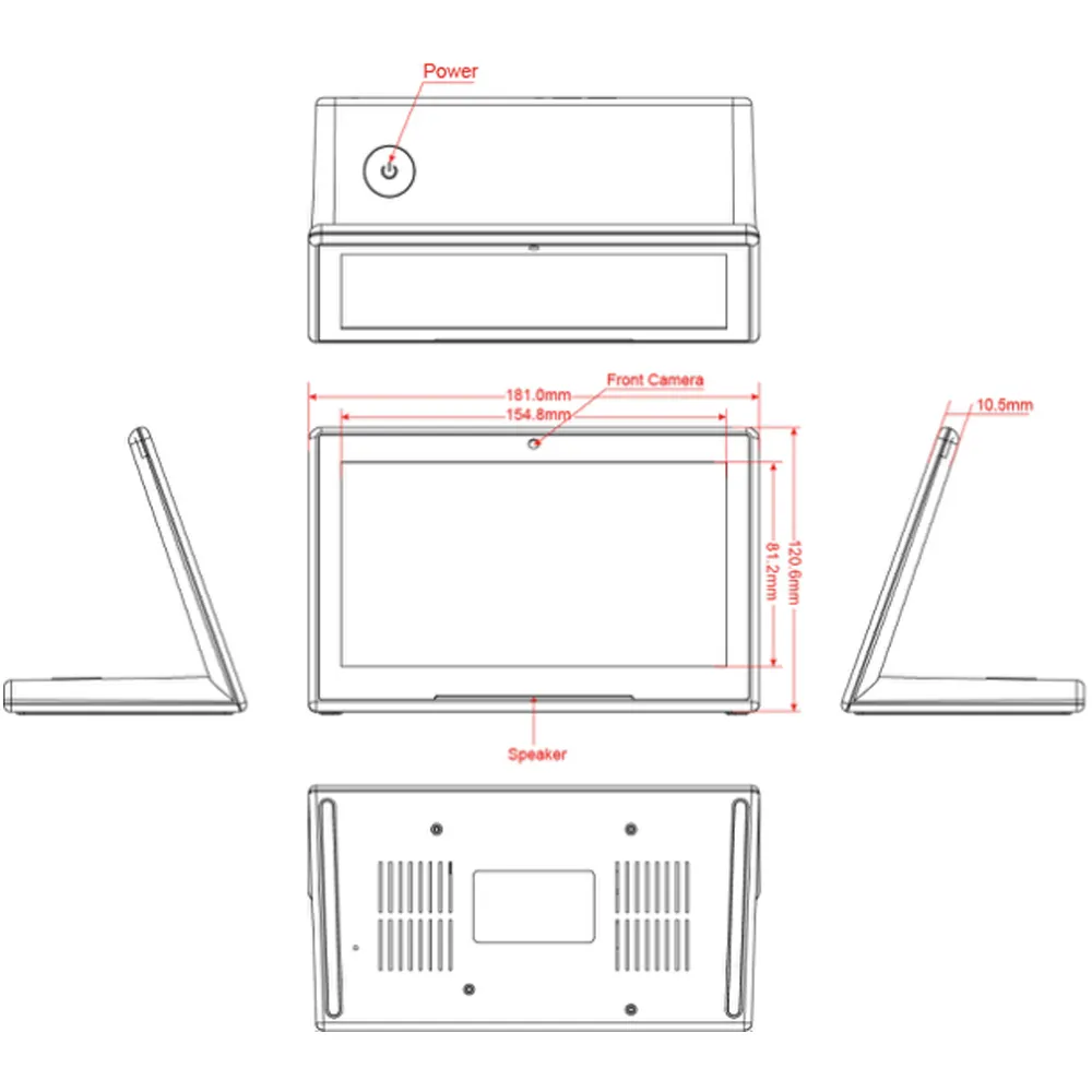 Solar digital photo frame