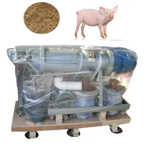 Máquina de secagem de boca de vaca alta produtividade, equipamento extrusor de remoção de manure de porco e frango, 2019