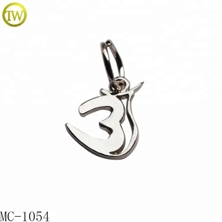 Bracelet Tags Metal Custom Engraved Logo Pendant 3d Metal Charms Tags For Baby Bracelet