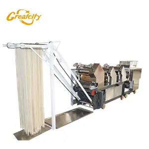 Máquina de fabricação de macarrão de arroz a vapor, máquina plana de macarrão de arroz