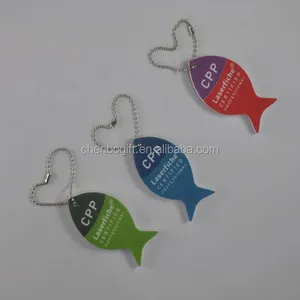 Custom Made Fish Shaped Eva Foam Floating Keychain Cheap Price Promotional Eva Key Ring