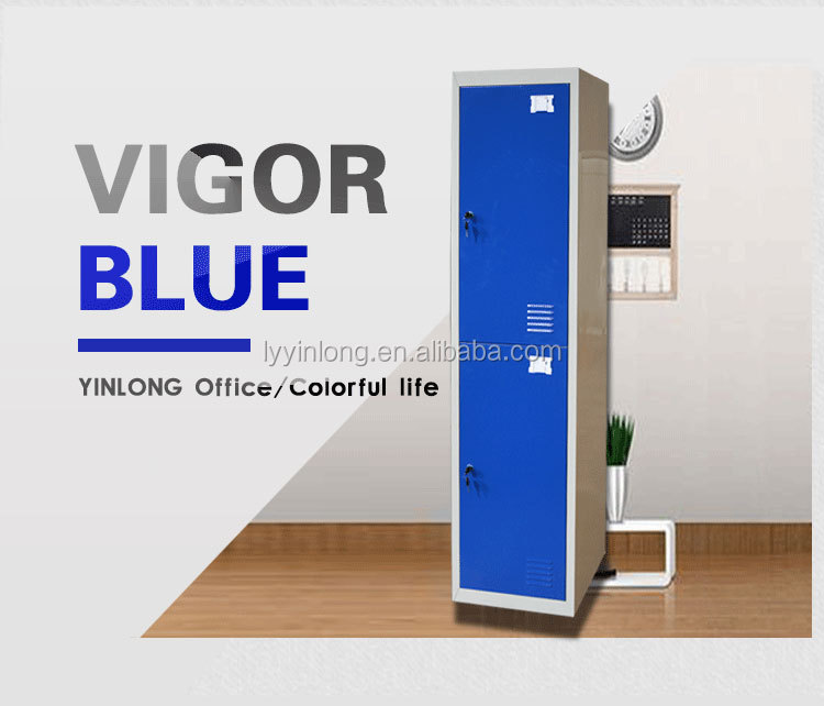 Coloré pas cher acier unique 2 porte vêtements casier