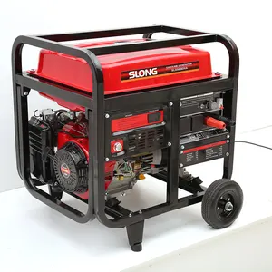 E GGW200A SLONG marca AC motore a benzina 420VE abbinato motore 4.5kw generatore di saldatura