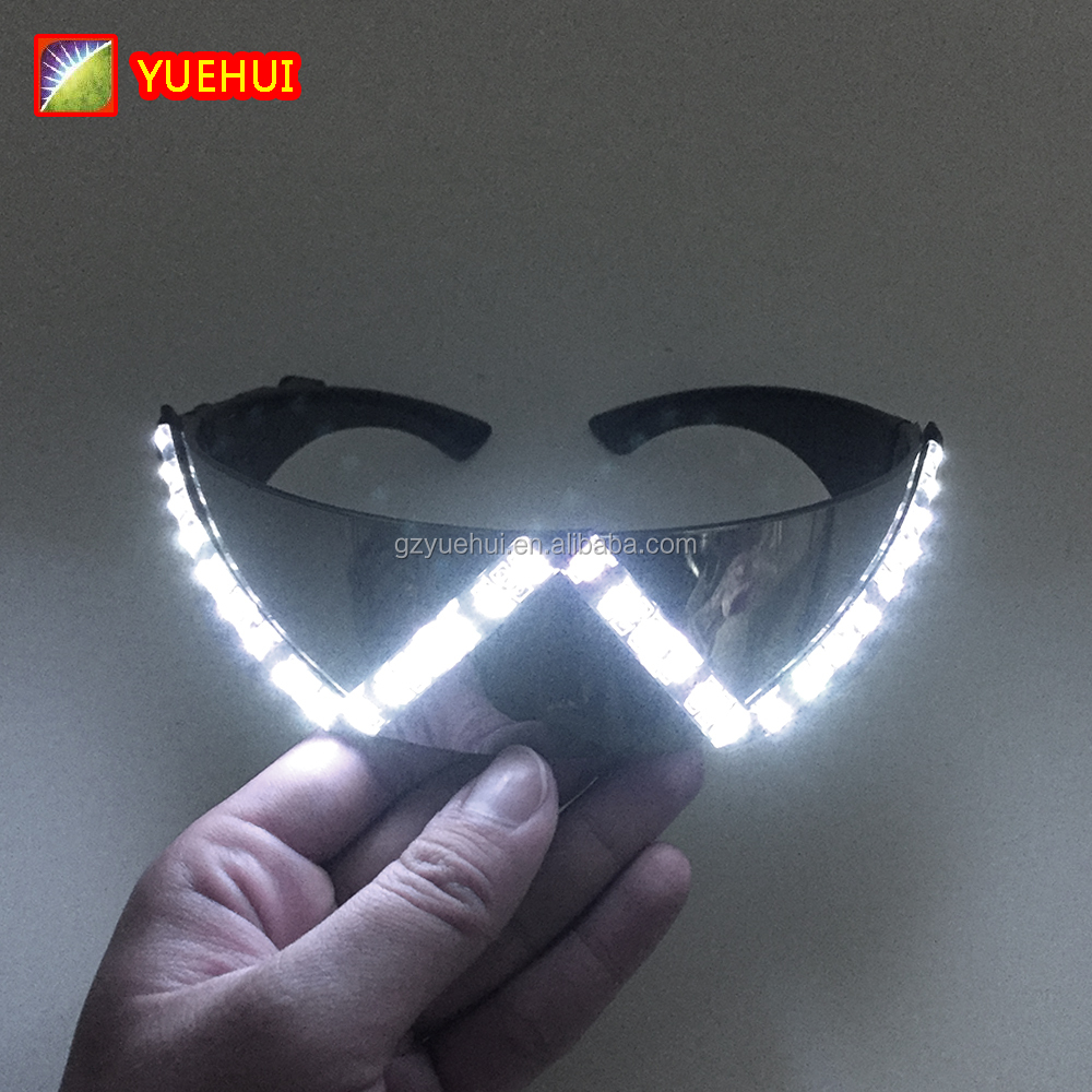 EL-эквалайзер, очки, неоновые танцевальные очки, очки для вечеринки, Светодиодные Праздничные огни, очки для Хэллоуина, светодиодные очки для вечеринки, свадьбы, реквизит
