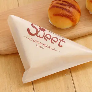 Custom Printed Burger Bag Food Package Greaseproof Paper Pocket