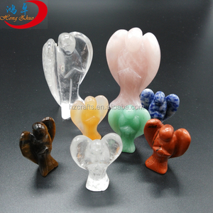 2026 <span class=keywords><strong>pierre</strong></span> semi-précieuse artisanat en gros sculpté <span class=keywords><strong>pierre</strong></span> précieuse Quartz Rose <span class=keywords><strong>3</strong></span> pouces anges cristaux pierres de guérison cristaux de guérison - Product Image 1