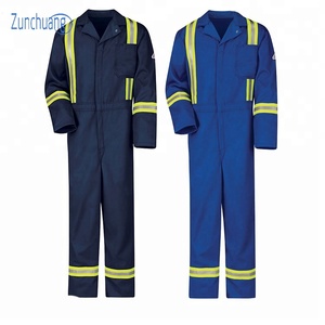 Uniforme de sécurité pour travail, combinaison ignifuge noire, vente en gros, - Product Image 4