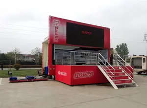 Beyaz Kuş Araç Araç Mobil Sahne Araç Reklam Billboard Monte AÇTı