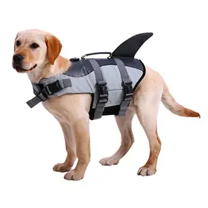 Beste Kwaliteit Shark Shape Reddingsvest Voor Hond Outdoor Huisdier Zwemvest