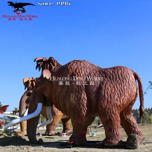 Venta caliente 2023 Animatronic Animales Control remoto Tamaño real Animal Mammoth Modelos