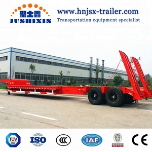 Giá Thấp 35 Tấn 2 Trục Phẳng Thấp Giường Tiện Ích Xe Tải Trailer Bán - Product Image 3