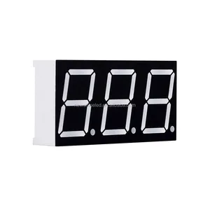 Factory Top 0.56" Red color seven segment 3 digits led digital display for led 7 segment signage and displays