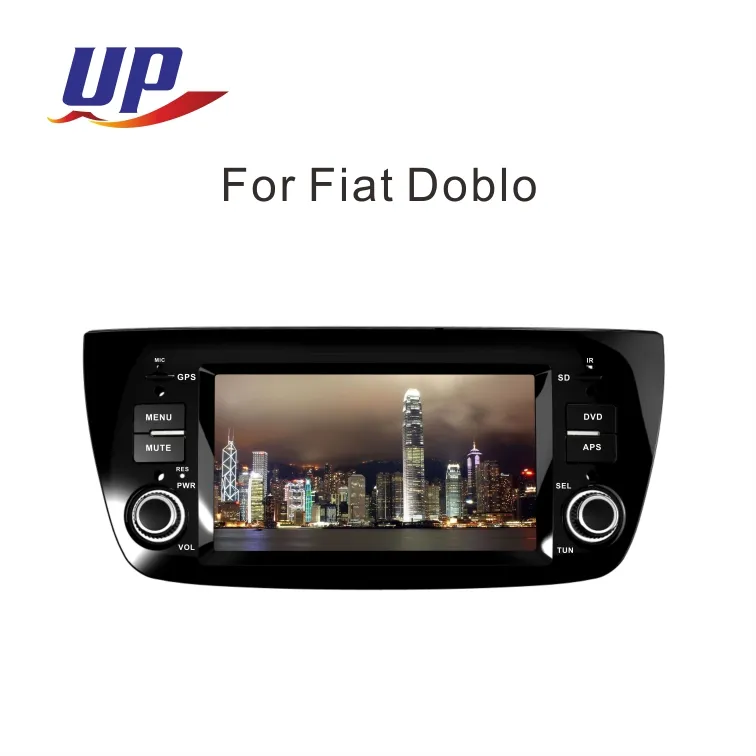 HD doppio din car DVD di navigazione GPS per FIAT Doblo, con CANBUS