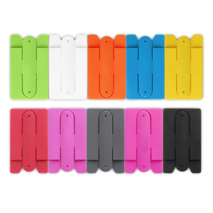 Popular <span class=keywords><strong>Tarjetero</strong></span> de Silicona, Soporte <span class=keywords><strong>para</strong></span> Tarjetas de Teléfono Móvil de Silicona - Product Image 5