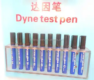 Dyne pen for testing the corona treatment effectivity