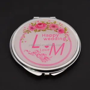 Fashion Folding Promotion Mirror Wedding Gift Souvenirs Business Product Promotion Item