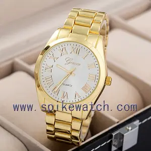 Relojes <span class=keywords><strong>de</strong></span> <span class=keywords><strong>oro</strong></span> <span class=keywords><strong>falso</strong></span> analógicos <span class=keywords><strong>de</strong></span> cuarzo, precio promocional - Product Image 1