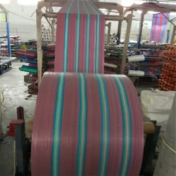 Wholesale tubular cloth roll pp woven fabric for bag