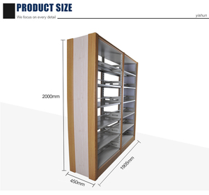 Heavy Duty Double Side Kim Loại Thư Viện Kệ Sách/Tủ Sách - Product Image 3