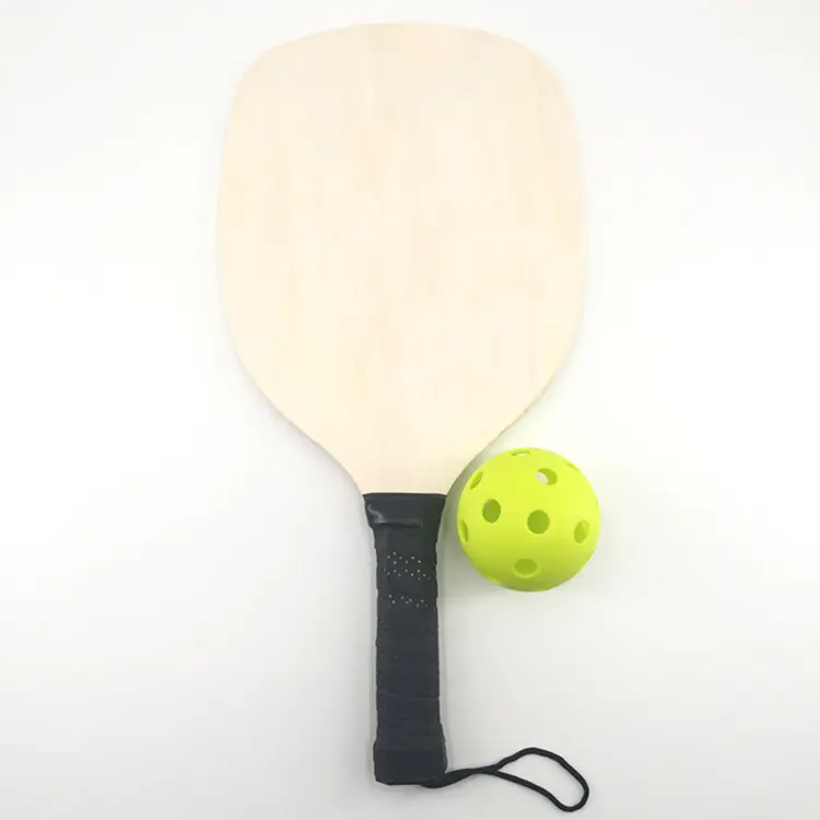 Eason Sports Water Transfer Printing Wood Paddle Wooden Pickleball Paddle Beach Tennis Racket