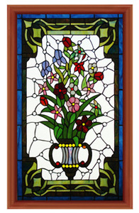 <span class=keywords><strong>Vitrail</strong></span> <span class=keywords><strong>Tiffany</strong></span> personnalisable, style plombé, vente d'usine, décoration de bâtiment, salon, salle de bain, hôtel, usage médical - Product Image 3