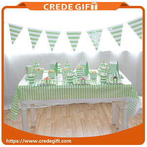 Cloth green Stingray fiesta birthday decorations disposable crockery for parties table supplies - Product Image 3