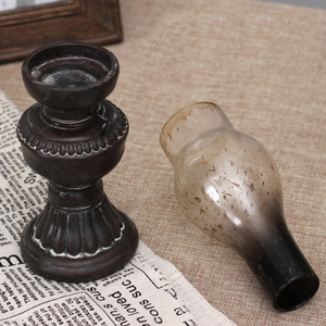 Portacandele Creativo Fatto a Mano a Forma di Lampada a Cherosene <span class=keywords><strong>Vintage</strong></span> di Piccole Dimensioni per Decorazioni Pasquali e Domestiche - Product Image 5