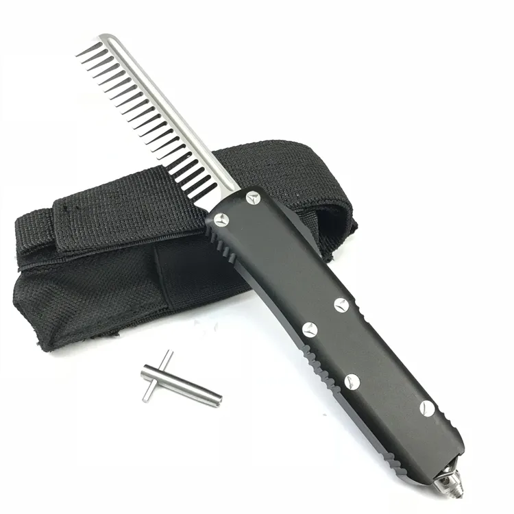 Venta al por mayor de juguete formación plegable cuchillo de mariposa OTF peine cuchillo