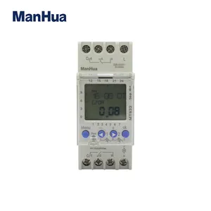 ManHua Verão/Inverno programa De Pulso Relógio temporizador 220 v 16A Aleatória 7 Dia MT822Bell controle Display LCD Temporizador Casa interruptor