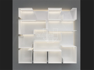 Bán Buôn Mới Thời Trang Wallet <span class=keywords><strong>Display</strong></span> Đứng Acrylic Glass Bag Tường Kệ Hiển Thị Giá - Product Image 3