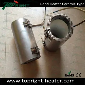 Calentador de la máquina de plástico repuestos, extrusora de cerámica calentador de prohibición
