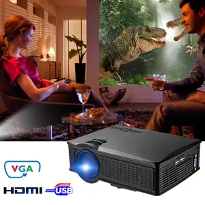 SD60 Mini Wifi Projector 1500 Lumen/1000:1/800*480 Ondersteuning 1080 P HD Multi-screen door WiFi/Miracast/DLNA/Airplay LED Projector