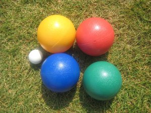 ขายส่ง8ลูก84มิลลิเมตรพลาสติก Bocce บอลเปตอง - Product Image 4