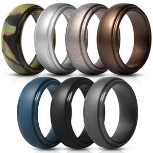 メンズスポーツシリコン結婚指輪に適しています - Product Image 5