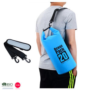 Sac bandoulière réglable 100 % étanche en PVC, sac de voyage étanche, sac bandoulière avec logo - Product Image 1