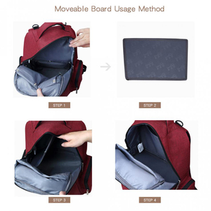 Babbling gris para dos niños viajes niño recién nacido Mamá y Papá moda Dubai Marcas Venta bolsa <span class=keywords><strong>de</strong></span> pañales <span class=keywords><strong>de</strong></span> diseño - Product Image 6