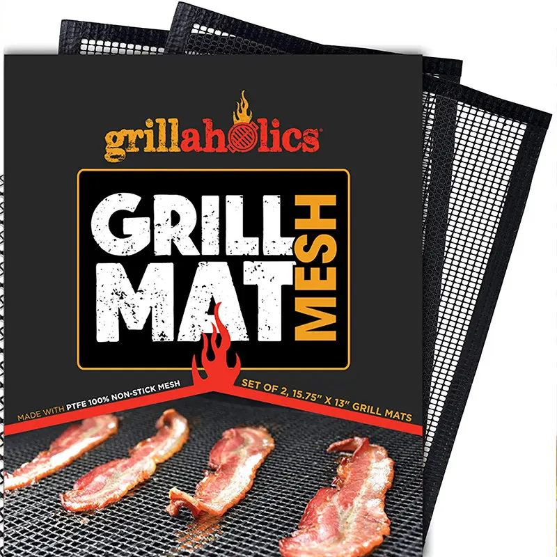 Bestseller 0,2/0,3/0,4 MM Grill werkzeug Antihaft-Grill matte zum Grillen im Freien