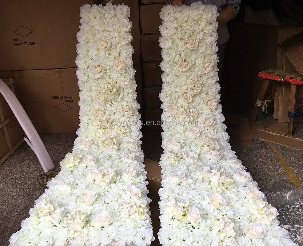 LFB469 blanc fait main décor fleurs de mariage décoration de fête de mariage