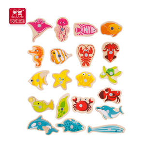 20 pezzi animali marini giocattolo educativo per <span class=keywords><strong>bambini</strong></span> in legno <span class=keywords><strong>gioco</strong></span> di <span class=keywords><strong>pesca</strong></span> per <span class=keywords><strong>bambini</strong></span> 3 + - Product Image 2