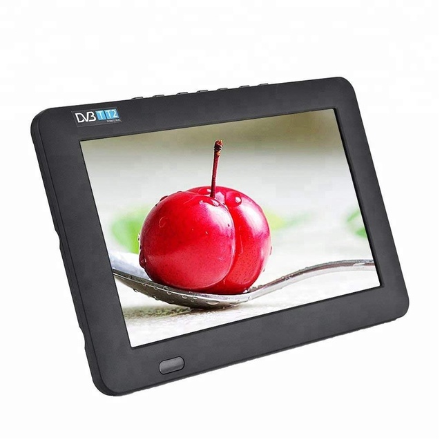 9 Inch Portable LCD TV Mini Digital TFT Mobile TV Support MMC AVI/MP3 US/EU Plug