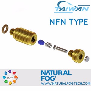 Humidificación de acero inoxidable, boquilla de nebulización de latón, para invernadero, antivaho Natural, Taiwán - Product Image 3