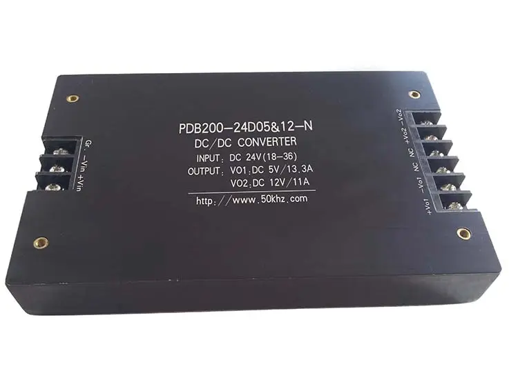 PDB-N Series 100-200W Bộ Chuyển Đổi Dc Dc Bị Cô Lập 320V Sang 12V