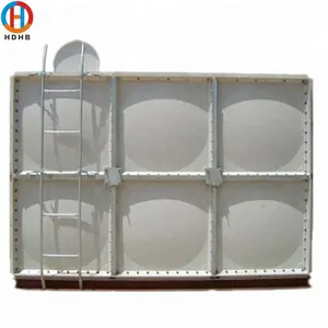UV Treated Hot Pressed GRP Panel Assembled Pure Cistern Cooling Water Tank 100000 liter
