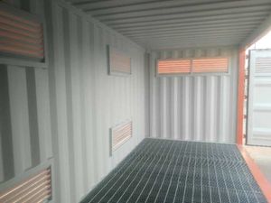 Zijdeur Opening Gebundelde Vloer En Lamellen 20ft 20 Ft Gevaarlijke Goederen Chemische Opslag Zeecontainer
