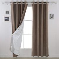 Tela de revestimiento de pu de lujo cortinas